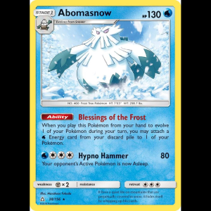 Pokemon TCG Abomasnow - SM - Ultra Prism - Reverse Holofoil