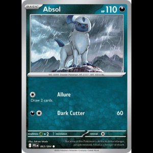 Pokemon TCG Absol - Phantasmal Flames - Reverse Holofoil