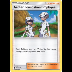 Pokemon TCG Aether Foundation Employee - SM - Lost Thunder