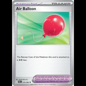Pokemon TCG Air Balloon - Black Bolt