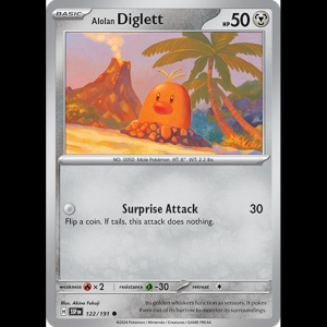 Pokemon TCG Alolan Diglett - Surging Sparks