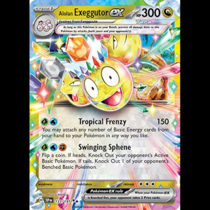 Pokemon TCG Alolan Exeggutor ex - 133/191 - Surging Sparks - Holofoil