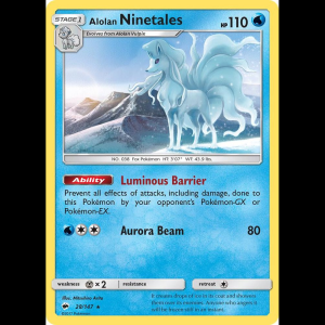 Pokemon TCG Alolan Ninetales - SM - Burning Shadows