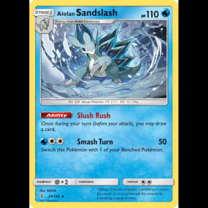 Pokemon TCG Alolan Sandslash - SM - Guardians Rising