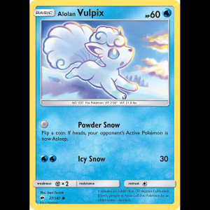 Pokemon TCG Alolan Vulpix - SM - Burning Shadows