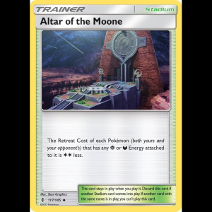 Pokemon TCG Altar of the Moone - SM - Guardians Rising