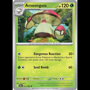 Pokemon TCG Amoonguss - Black Bolt