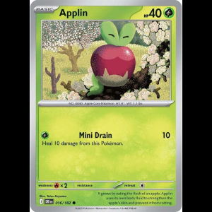 Pokemon TCG Applin - Destined Rivals - Reverse Holofoil