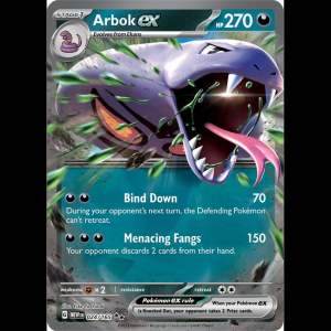 Pokemon TCG Arbok ex - 024/165 - Scarlet & Violet 151 - Holofoil