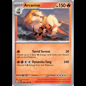 Pokemon TCG Arcanine - Scarlet & Violet 151