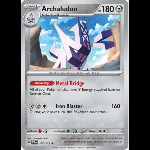 Pokemon TCG Archaludon - 107/142 - Stellar Crown - Holofoil