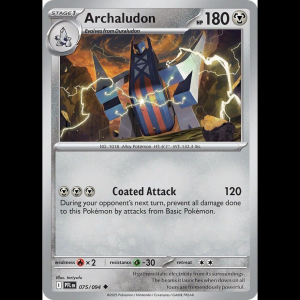 Pokemon TCG Archaludon - Phantasmal Flames - Reverse Holofoil