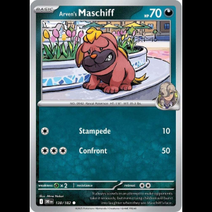 Pokemon TCG Arven's Maschiff - Destined Rivals - Reverse Holofoil