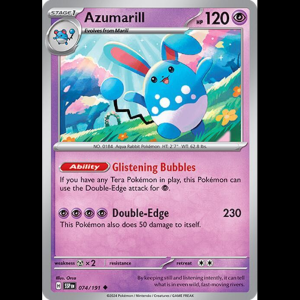 Pokemon TCG Azumarill - Surging Sparks