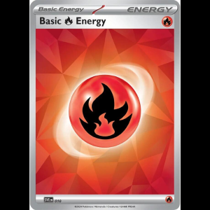 Pokemon TCG Basic Fire Energy - 010 - Scarlet & Violet Energies - Holofoil