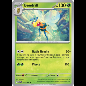 Pokemon TCG Beedrill - Scarlet & Violet 151 - Holofoil