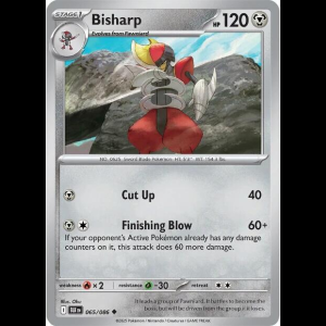 Pokemon TCG Bisharp - Black Bolt