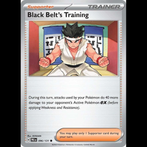 Pokemon TCG Black Belt's Training - 096/131 - Prismatic Evolutions