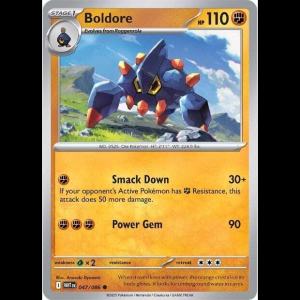 Pokemon TCG Boldore - White Flare
