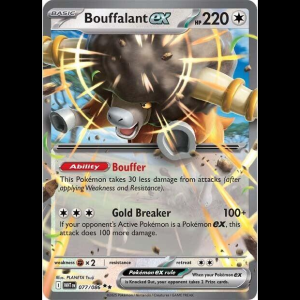 Pokemon TCG Bouffalant ex - White Flare - Holofoil