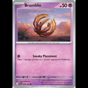 Pokemon TCG Bramblin - Phantasmal Flames - Reverse Holofoil