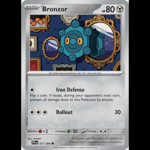 Pokemon TCG Bronzor - Phantasmal Flames