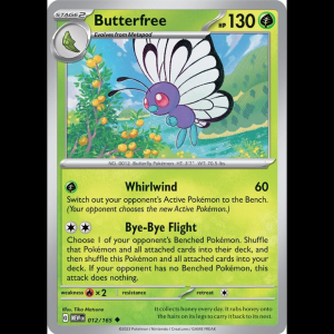 Pokemon TCG Butterfree - Scarlet & Violet 151