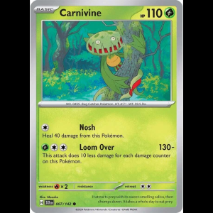Pokemon TCG Carnivine - Stellar Crown