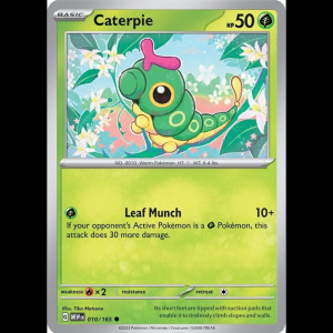 Pokemon TCG Caterpie - 010/165 - Scarlet & Violet 151 - Reverse Holofoil