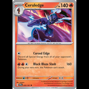 Pokemon TCG Ceruledge - 035/191 - Surging Sparks