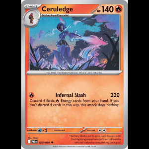 Pokemon TCG Ceruledge - Phantasmal Flames