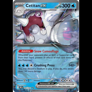 Pokemon TCG Cetitan ex - 065/182 - Destined Rivals - Holofoil
