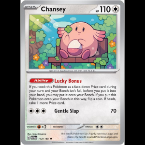 Pokemon TCG Chansey - Scarlet & Violet 151 - Reverse Holofoil