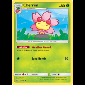 Pokemon TCG Cherrim - SM - Ultra Prism