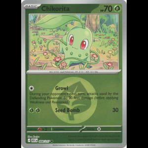 Pokemon TCG Chikorita (Energy Symbol Pattern) - Ascended Heroes - Reverse Holofoil