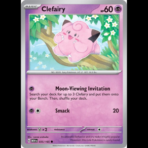 Pokemon TCG Clefairy - Scarlet & Violet 151