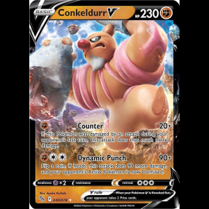 Pokemon TCG Conkeldurr V - Pokemon GO - Holofoil