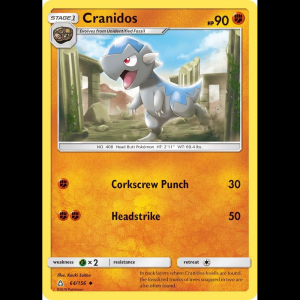 Pokemon TCG Cranidos - SM - Ultra Prism