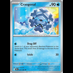 Pokemon TCG Cryogonal - Black Bolt
