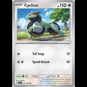 Pokemon TCG Cyclizar - Stellar Crown