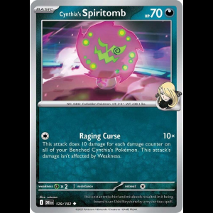 Pokemon TCG Cynthia's Spiritomb - Destined Rivals - Reverse Holofoil
