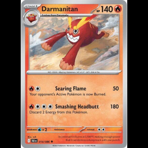 Pokemon TCG Darmanitan - Black Bolt - Reverse Holofoil