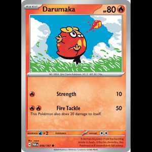 Pokemon TCG Darumaka - Twilight Masquerade