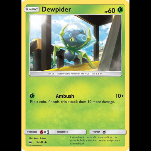Pokemon TCG Dewpider - SM - Burning Shadows