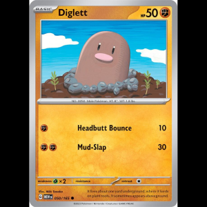Pokemon TCG Diglett - Scarlet & Violet 151 - Reverse Holofoil