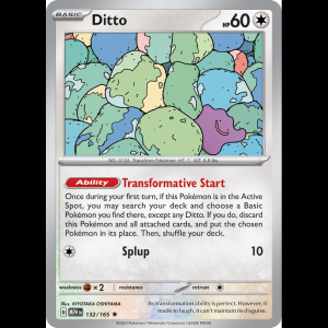 Pokemon TCG Ditto - Scarlet & Violet 151 - Holofoil