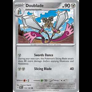 Pokemon TCG Doublade - 133/182 - Paradox Rift