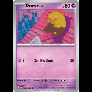 Pokemon TCG Drowzee - Scarlet & Violet 151