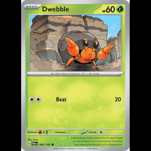 Pokemon TCG Dwebble - Paradox Rift