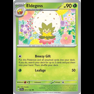 Pokemon TCG Eldegoss - Stellar Crown - Reverse Holofoil